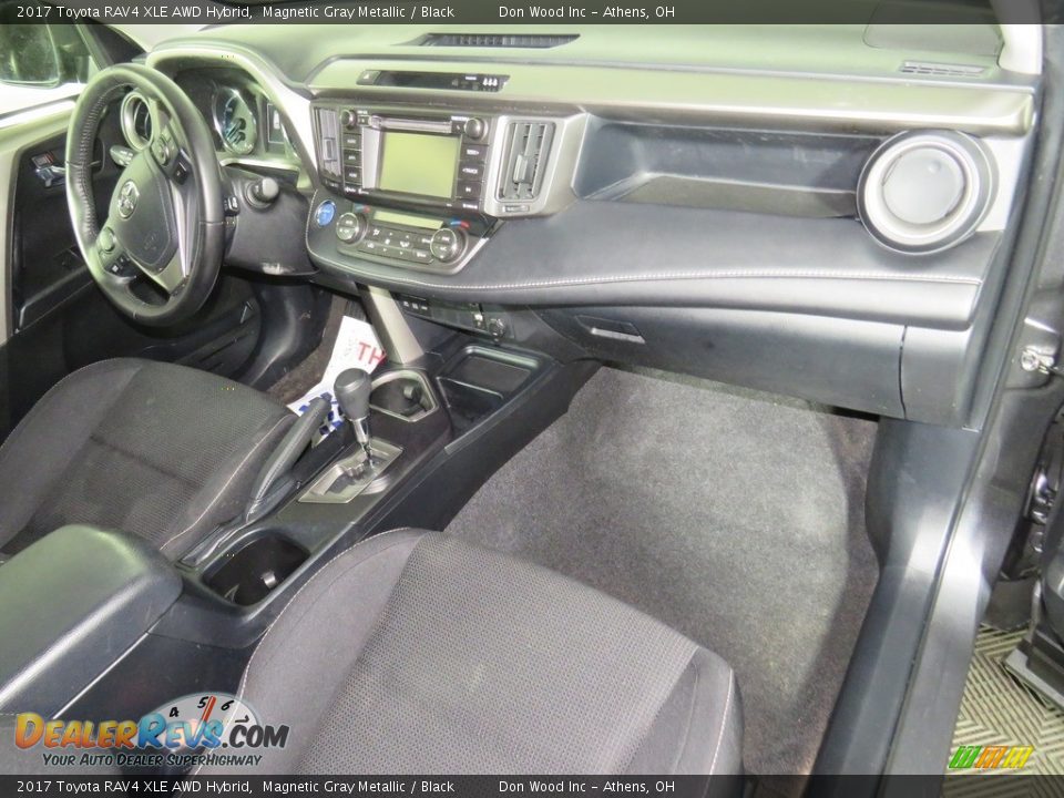 2017 Toyota RAV4 XLE AWD Hybrid Magnetic Gray Metallic / Black Photo #27