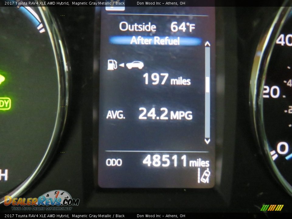 2017 Toyota RAV4 XLE AWD Hybrid Magnetic Gray Metallic / Black Photo #29