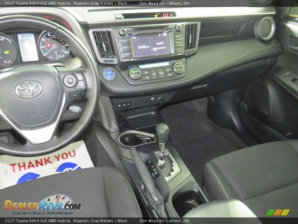 2017 Toyota RAV4 XLE AWD Hybrid Magnetic Gray Metallic / Black Photo #31