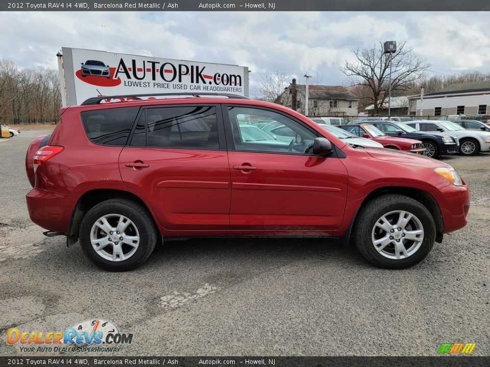2012 Toyota RAV4 I4 4WD Barcelona Red Metallic / Ash Photo #2