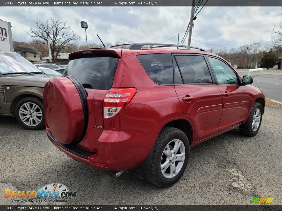 2012 Toyota RAV4 I4 4WD Barcelona Red Metallic / Ash Photo #3