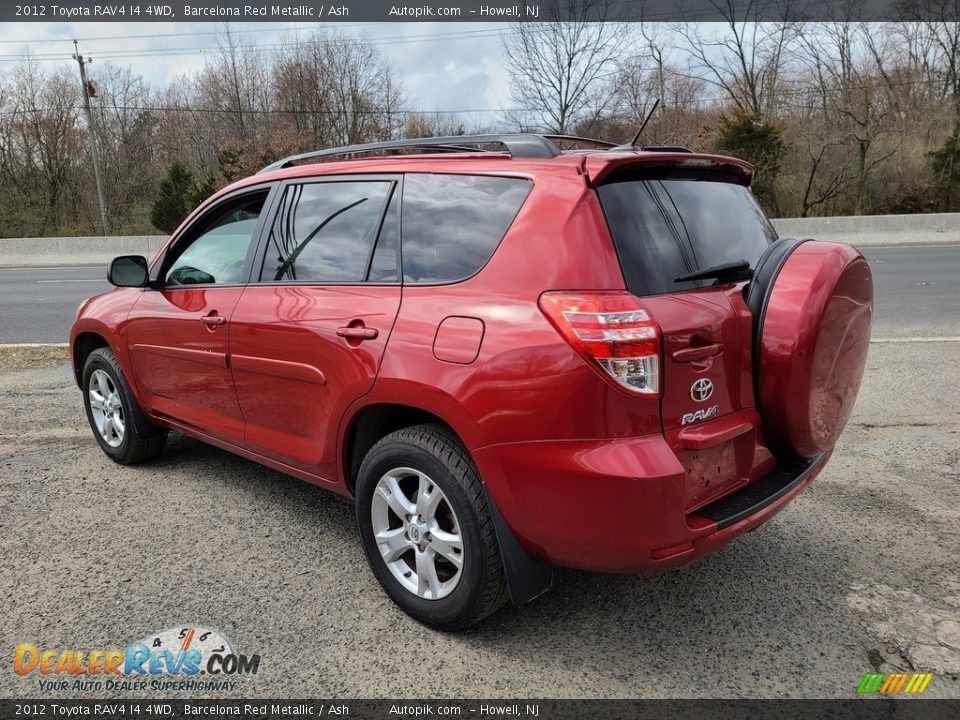 2012 Toyota RAV4 I4 4WD Barcelona Red Metallic / Ash Photo #5