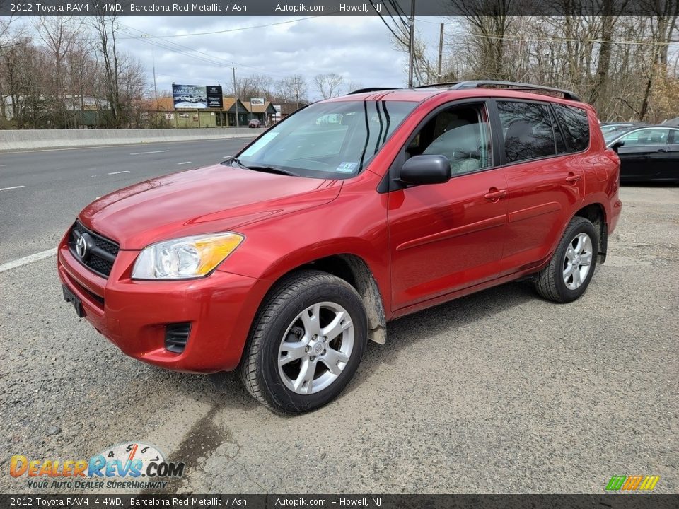 2012 Toyota RAV4 I4 4WD Barcelona Red Metallic / Ash Photo #6
