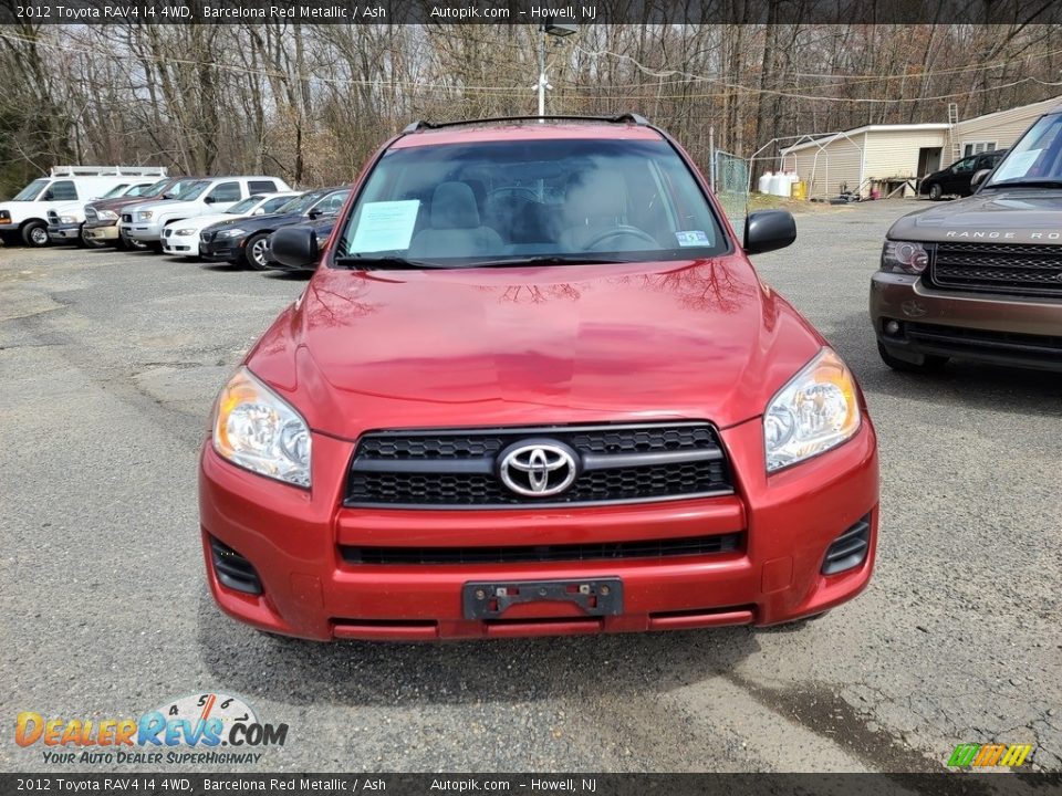 2012 Toyota RAV4 I4 4WD Barcelona Red Metallic / Ash Photo #7