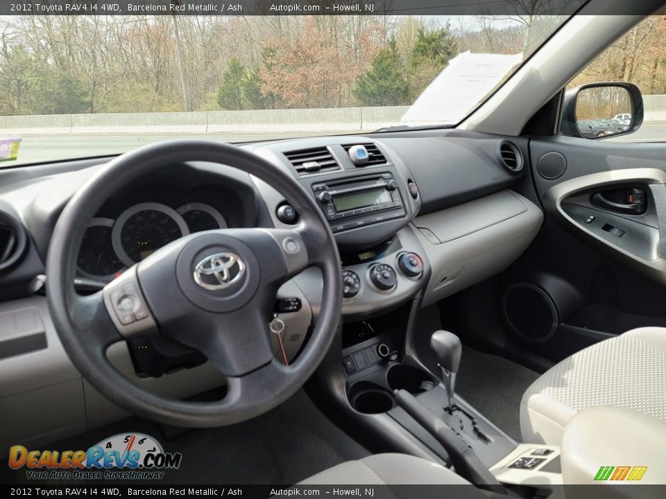 2012 Toyota RAV4 I4 4WD Barcelona Red Metallic / Ash Photo #8