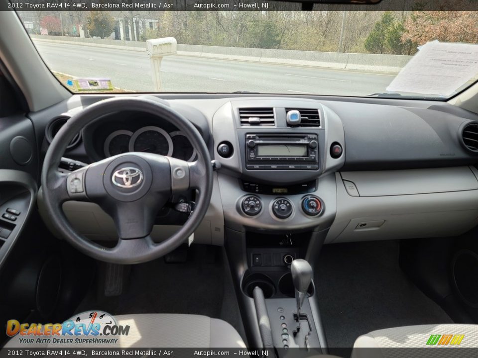 2012 Toyota RAV4 I4 4WD Barcelona Red Metallic / Ash Photo #9