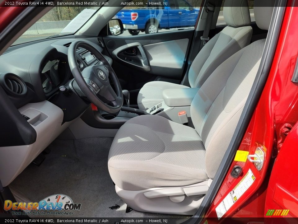 2012 Toyota RAV4 I4 4WD Barcelona Red Metallic / Ash Photo #12