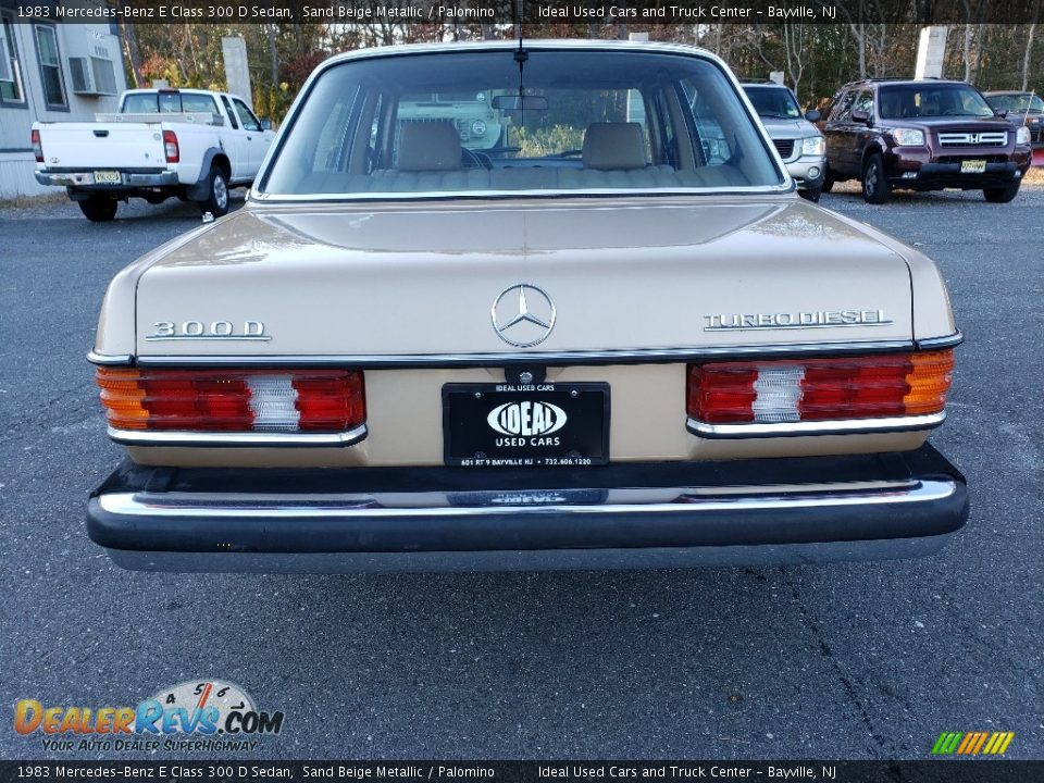 1983 Mercedes-Benz E Class 300 D Sedan Sand Beige Metallic / Palomino Photo #5