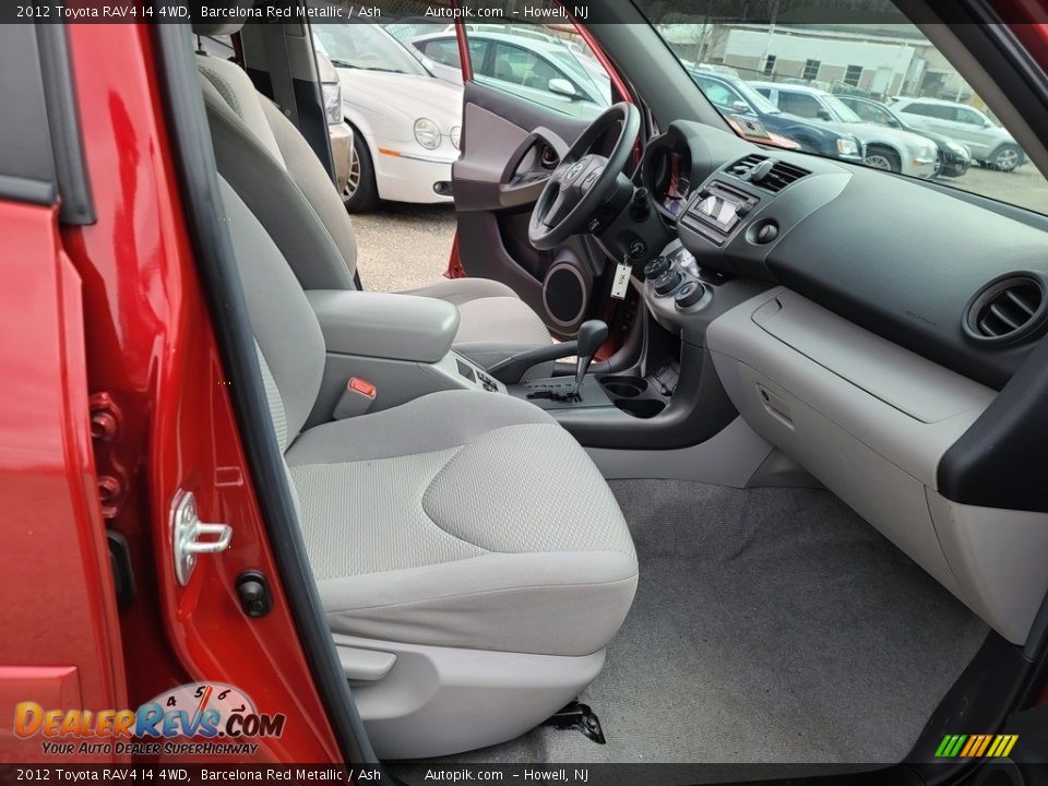 2012 Toyota RAV4 I4 4WD Barcelona Red Metallic / Ash Photo #15