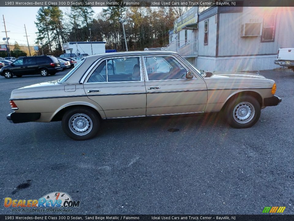 1983 Mercedes-Benz E Class 300 D Sedan Sand Beige Metallic / Palomino Photo #7