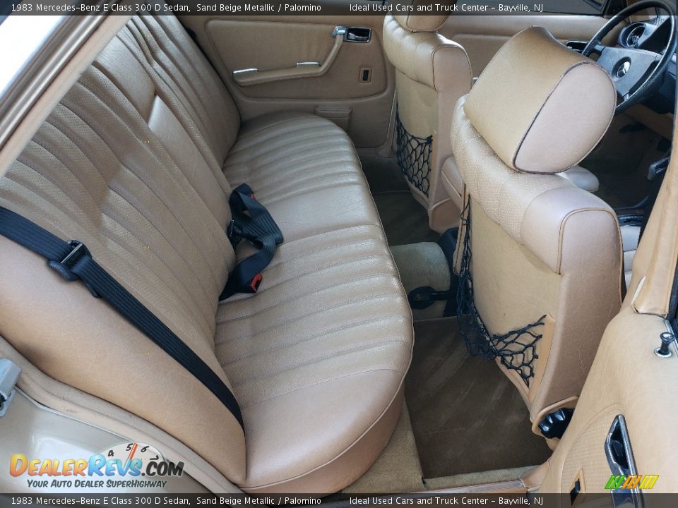 Rear Seat of 1983 Mercedes-Benz E Class 300 D Sedan Photo #14