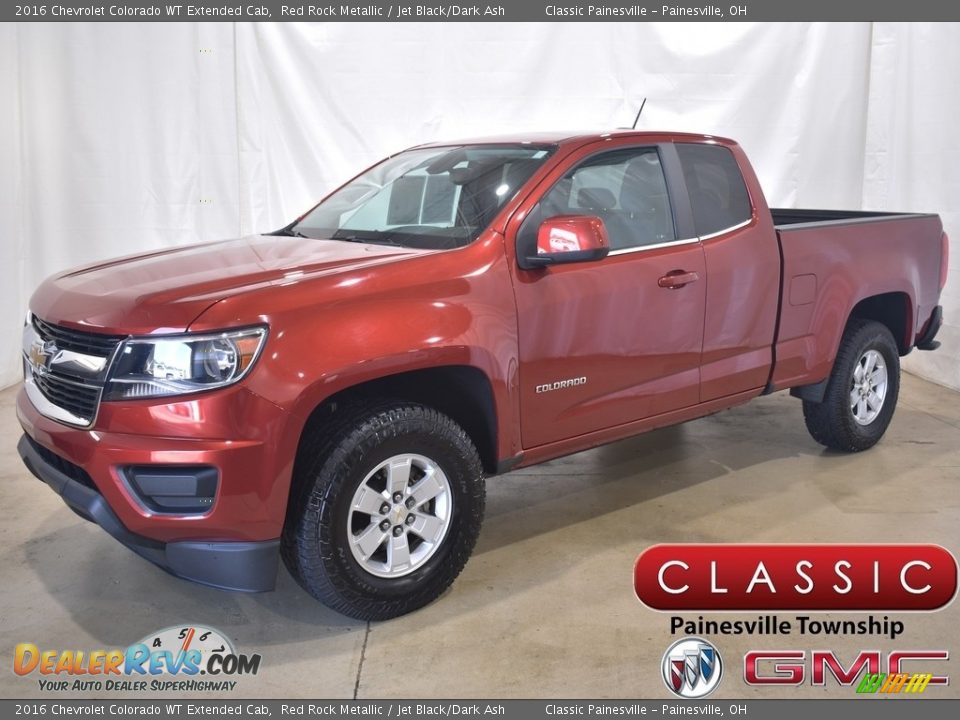 2016 Chevrolet Colorado WT Extended Cab Red Rock Metallic / Jet Black/Dark Ash Photo #1