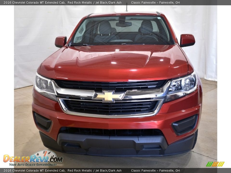 2016 Chevrolet Colorado WT Extended Cab Red Rock Metallic / Jet Black/Dark Ash Photo #4