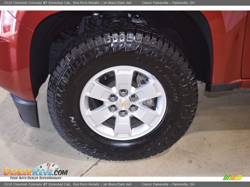 2016 Chevrolet Colorado WT Extended Cab Red Rock Metallic / Jet Black/Dark Ash Photo #5