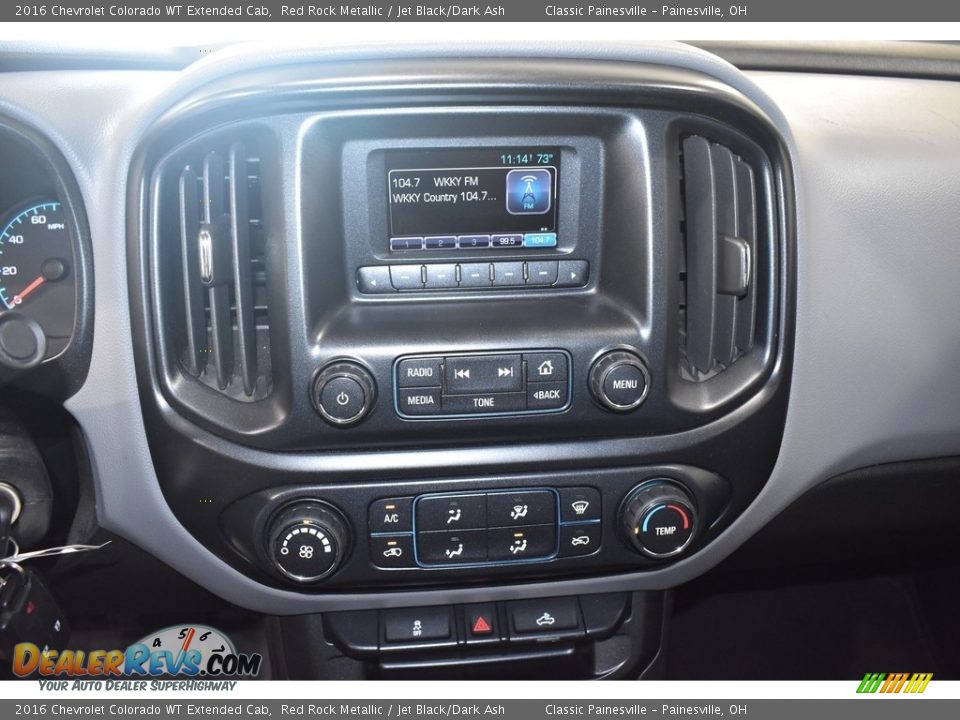 2016 Chevrolet Colorado WT Extended Cab Red Rock Metallic / Jet Black/Dark Ash Photo #12