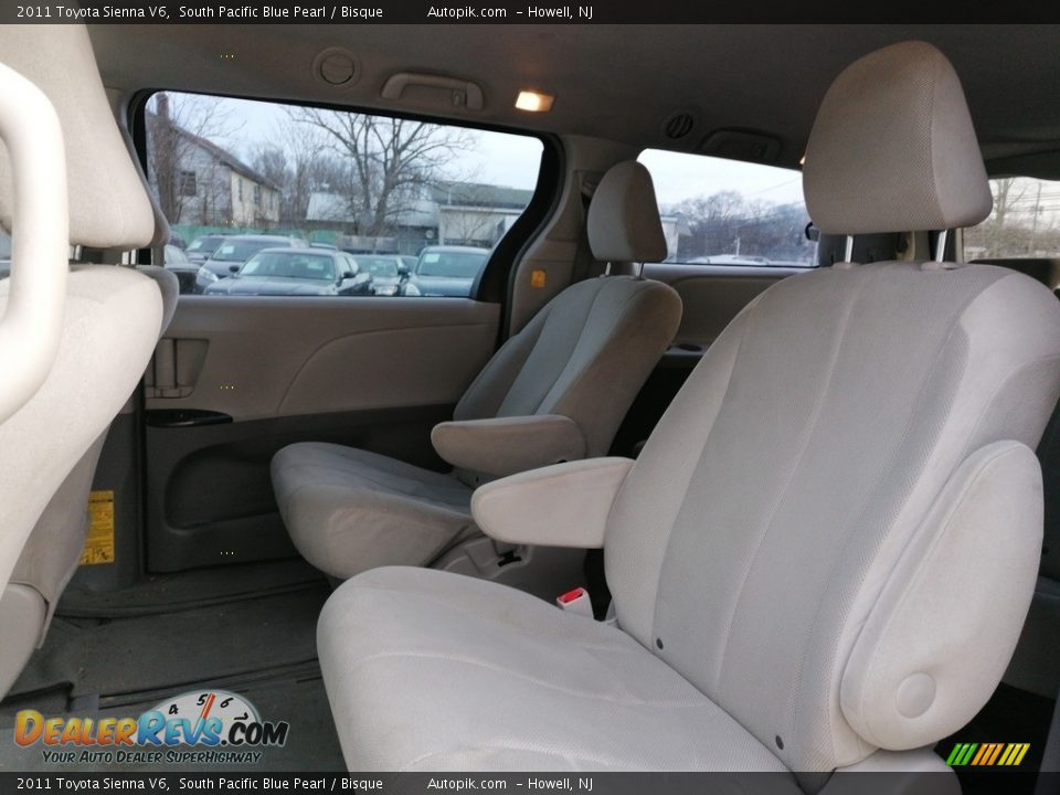2011 Toyota Sienna V6 South Pacific Blue Pearl / Bisque Photo #12
