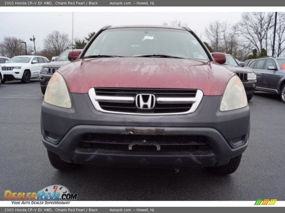 2003 Honda CR-V EX 4WD Chianti Red Pearl / Black Photo #2