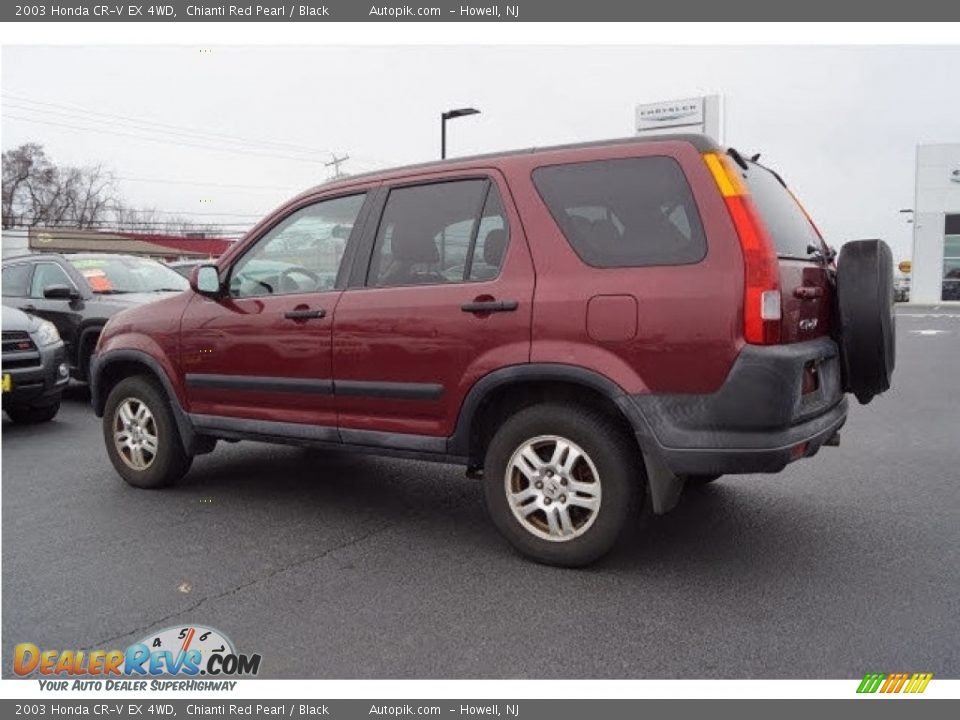 2003 Honda CR-V EX 4WD Chianti Red Pearl / Black Photo #5