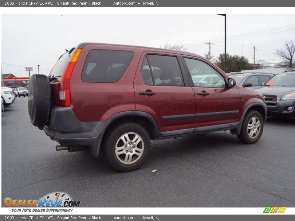 2003 Honda CR-V EX 4WD Chianti Red Pearl / Black Photo #7