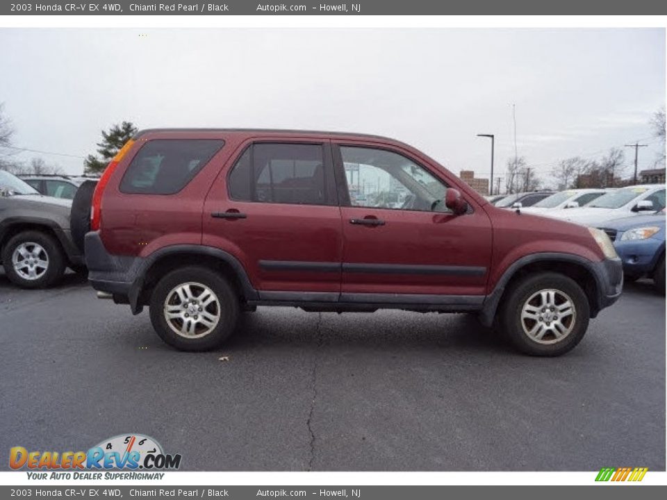 2003 Honda CR-V EX 4WD Chianti Red Pearl / Black Photo #8