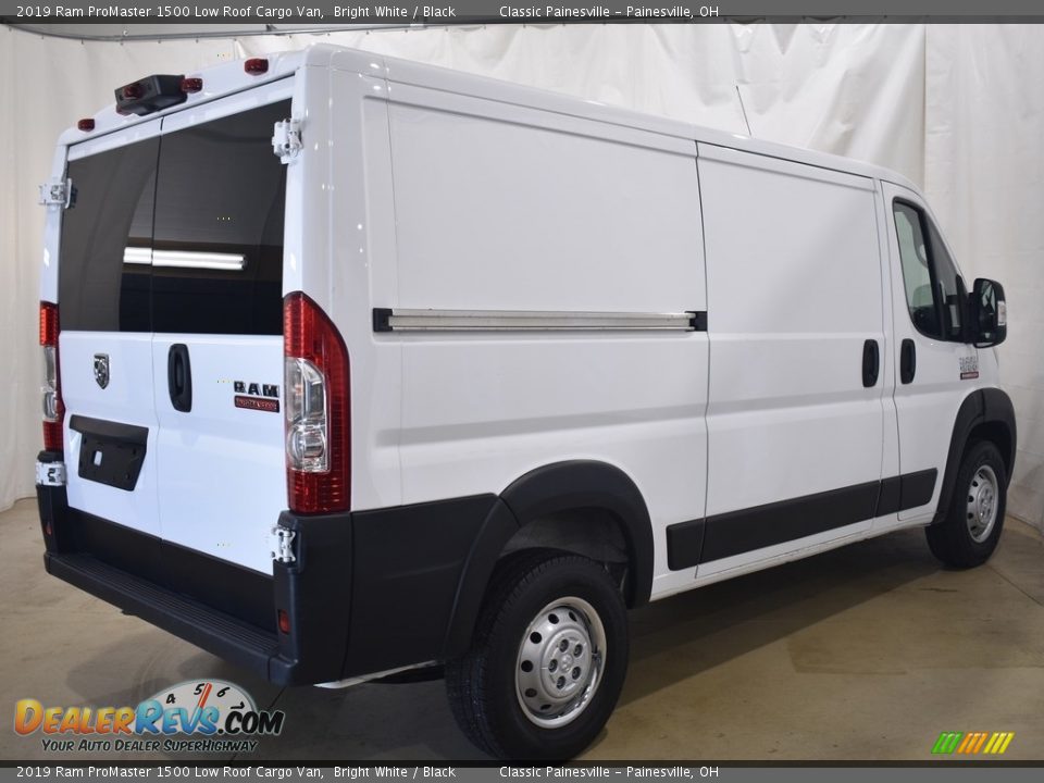 2019 Ram ProMaster 1500 Low Roof Cargo Van Bright White / Black Photo #2