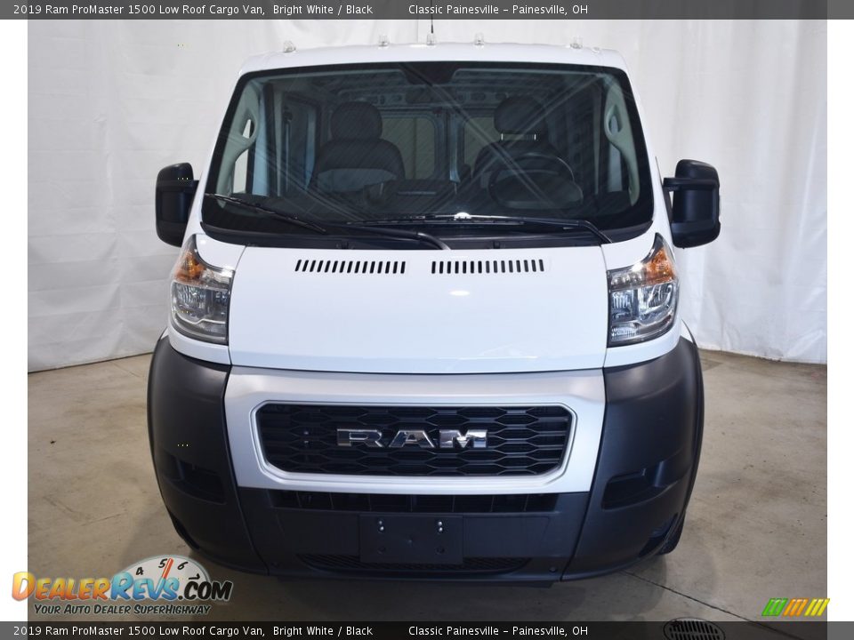 2019 Ram ProMaster 1500 Low Roof Cargo Van Bright White / Black Photo #4