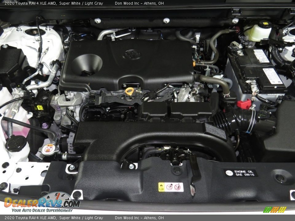 2020 Toyota RAV4 XLE AWD Super White / Light Gray Photo #6