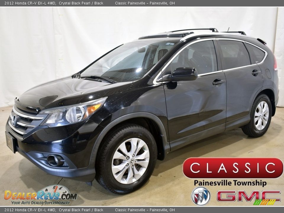 2012 Honda CR-V EX-L 4WD Crystal Black Pearl / Black Photo #1
