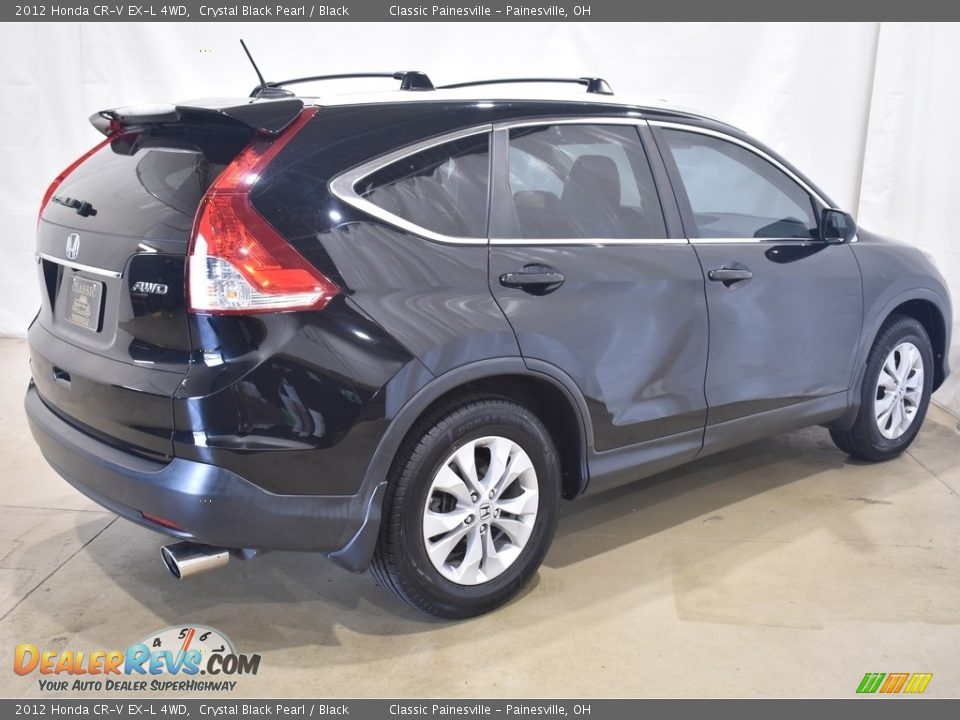 2012 Honda CR-V EX-L 4WD Crystal Black Pearl / Black Photo #2