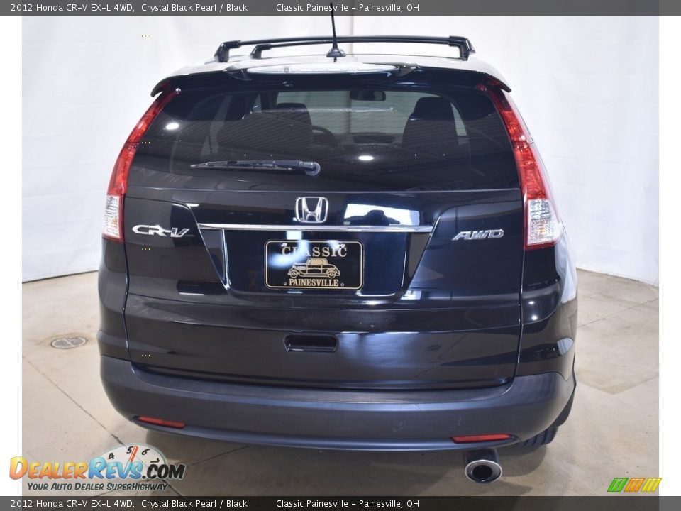 2012 Honda CR-V EX-L 4WD Crystal Black Pearl / Black Photo #3