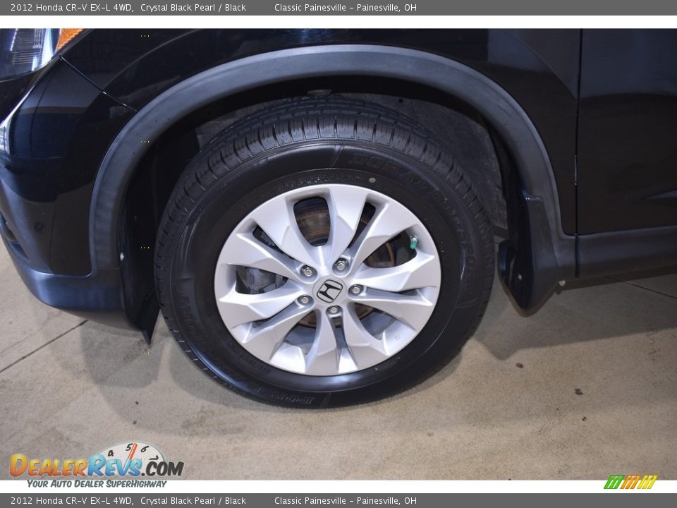 2012 Honda CR-V EX-L 4WD Crystal Black Pearl / Black Photo #5