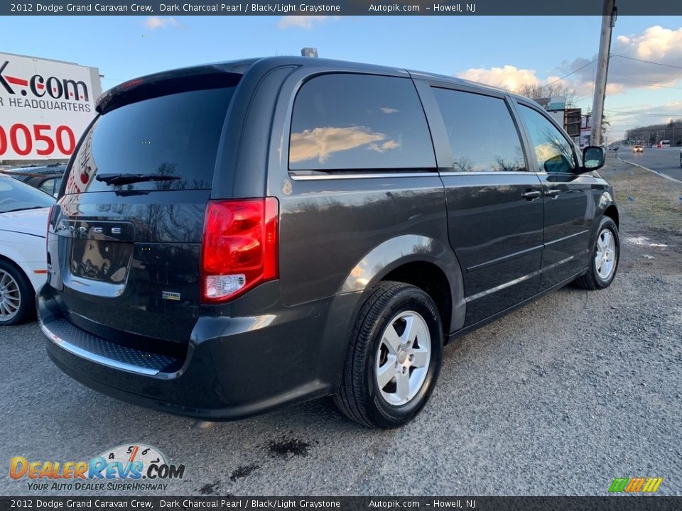 2012 Dodge Grand Caravan Crew Dark Charcoal Pearl / Black/Light Graystone Photo #4
