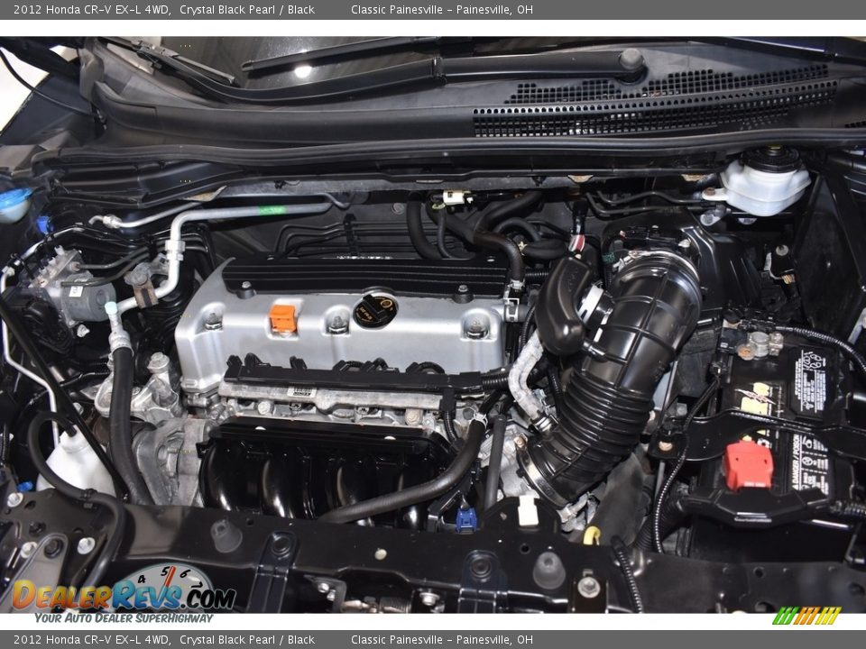 2012 Honda CR-V EX-L 4WD Crystal Black Pearl / Black Photo #7
