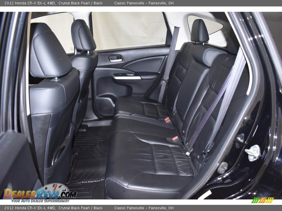 2012 Honda CR-V EX-L 4WD Crystal Black Pearl / Black Photo #9