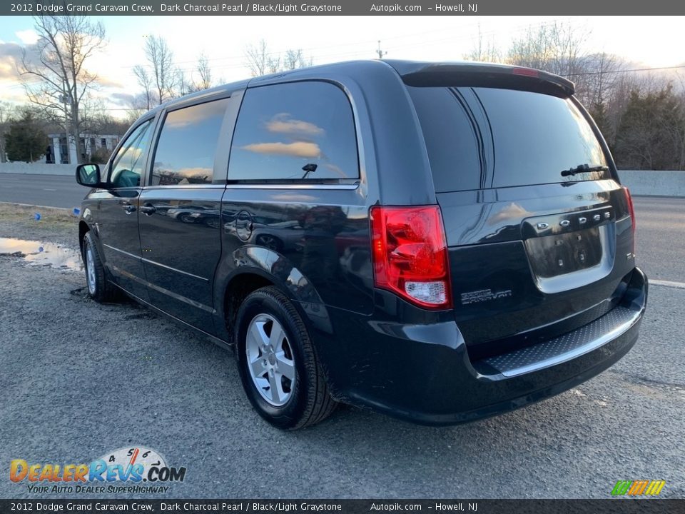 2012 Dodge Grand Caravan Crew Dark Charcoal Pearl / Black/Light Graystone Photo #6
