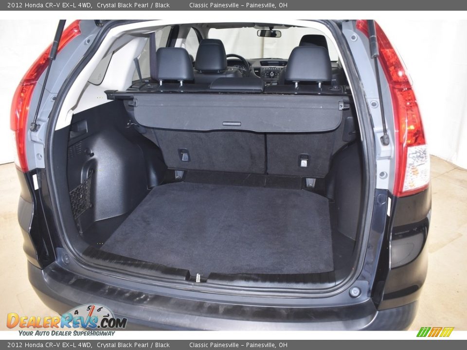 2012 Honda CR-V EX-L 4WD Crystal Black Pearl / Black Photo #10