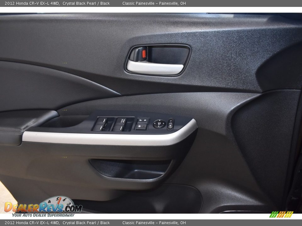 2012 Honda CR-V EX-L 4WD Crystal Black Pearl / Black Photo #11
