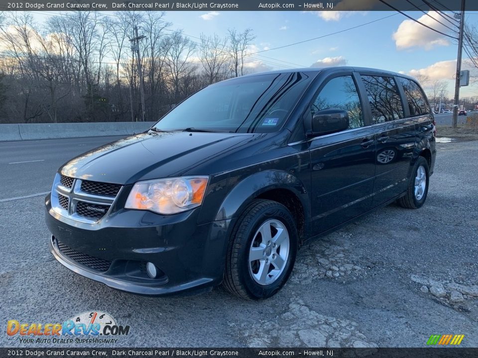 2012 Dodge Grand Caravan Crew Dark Charcoal Pearl / Black/Light Graystone Photo #8