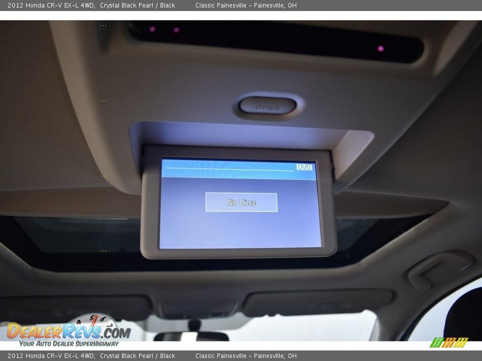 2012 Honda CR-V EX-L 4WD Crystal Black Pearl / Black Photo #15