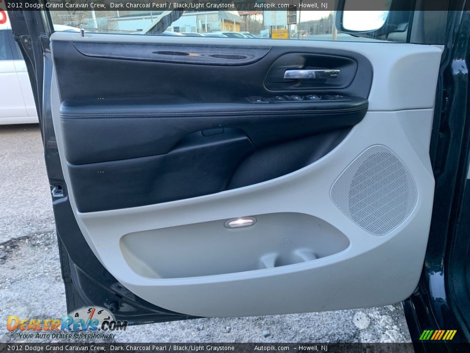 2012 Dodge Grand Caravan Crew Dark Charcoal Pearl / Black/Light Graystone Photo #11