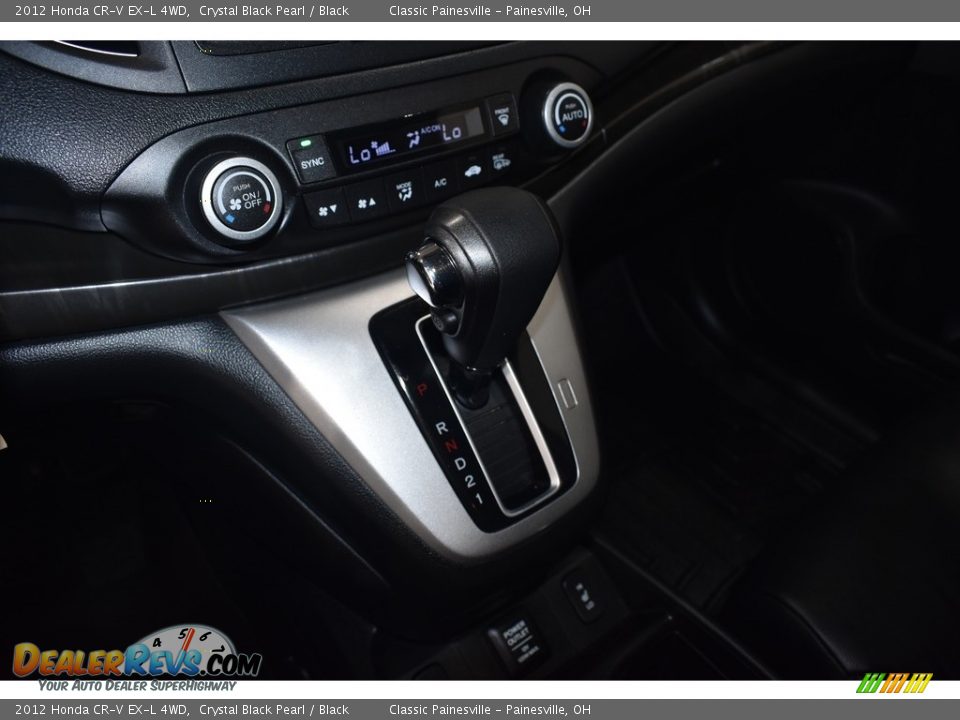 2012 Honda CR-V EX-L 4WD Crystal Black Pearl / Black Photo #16