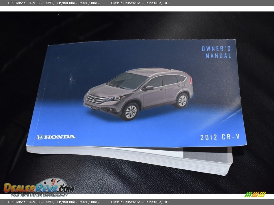 2012 Honda CR-V EX-L 4WD Crystal Black Pearl / Black Photo #18