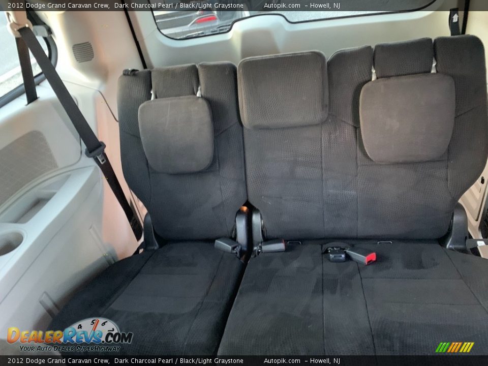 2012 Dodge Grand Caravan Crew Dark Charcoal Pearl / Black/Light Graystone Photo #14