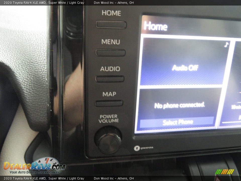 2020 Toyota RAV4 XLE AWD Super White / Light Gray Photo #32