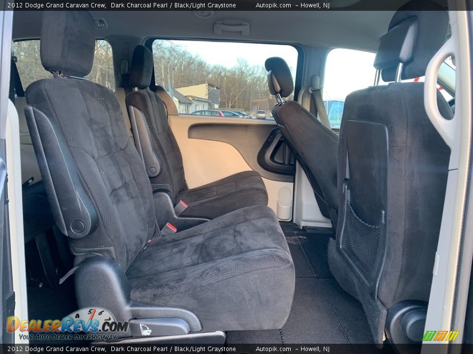 2012 Dodge Grand Caravan Crew Dark Charcoal Pearl / Black/Light Graystone Photo #15