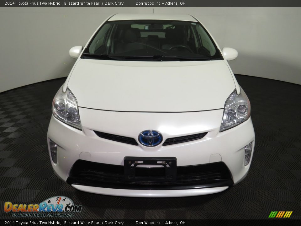 2014 Toyota Prius Two Hybrid Blizzard White Pearl / Dark Gray Photo #4