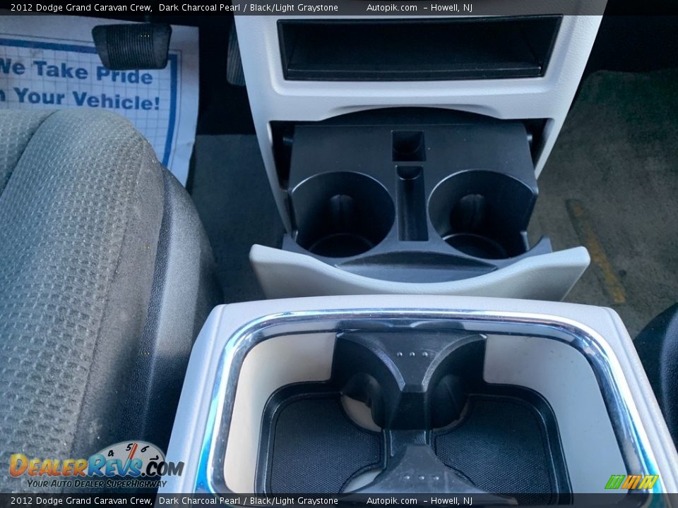2012 Dodge Grand Caravan Crew Dark Charcoal Pearl / Black/Light Graystone Photo #22
