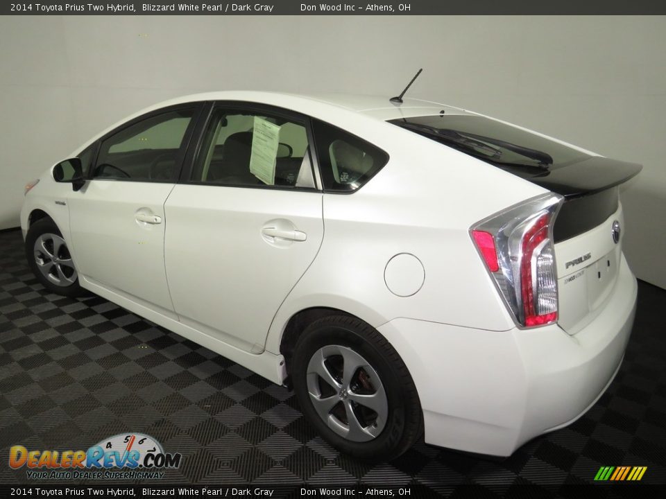 2014 Toyota Prius Two Hybrid Blizzard White Pearl / Dark Gray Photo #9