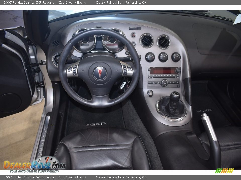 2007 Pontiac Solstice GXP Roadster Cool Silver / Ebony Photo #9