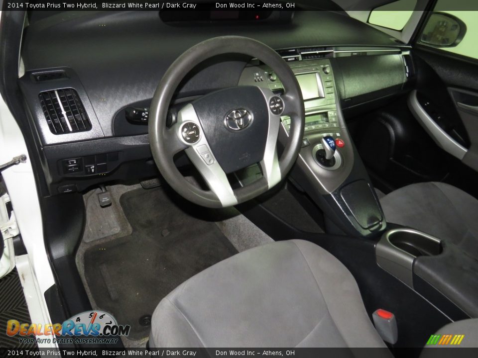 2014 Toyota Prius Two Hybrid Blizzard White Pearl / Dark Gray Photo #19